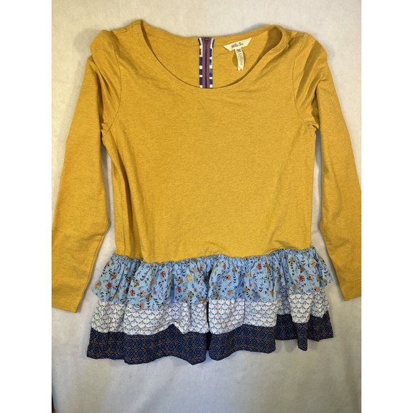 Matilda Jane Weekend Vibes Ruffled Top Womens Medium - Picture 2 of 7